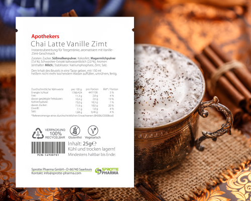 Chai Latte Vanille Zimt Beutel 25 g