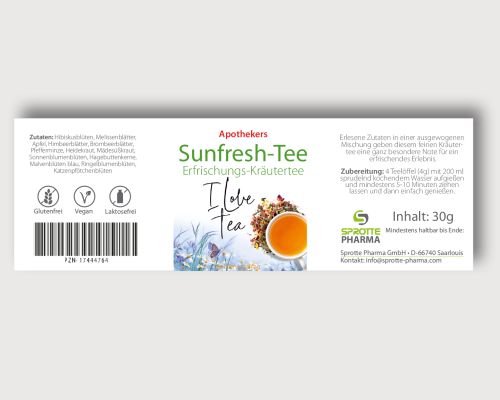 Sunfresh Tee Glas 30g