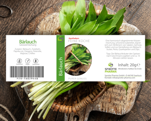 Bärlauch Kräutermischung Glas 20g