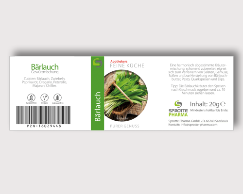 Bärlauch Kräutermischung Glas 20g