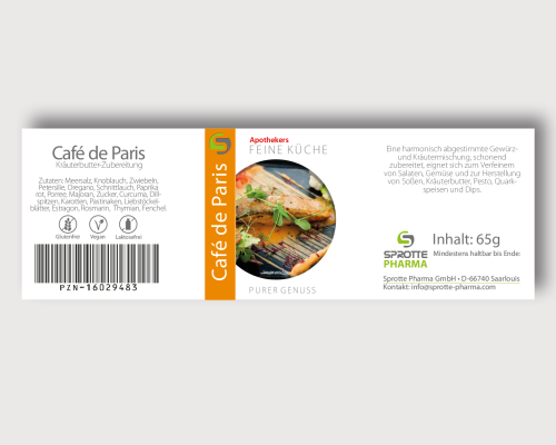 Café de Paris Glas 65g