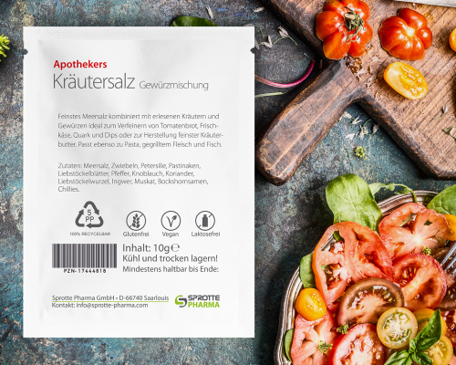 Kräutersalz Beutel 8g