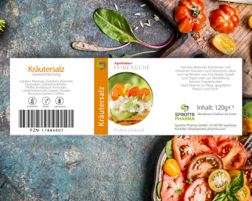 Kräutersalz Glas 120g