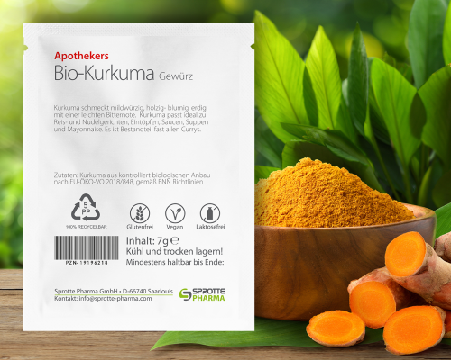 BIO-Kurkuma Beutel 7g