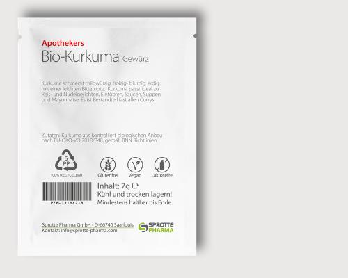 BIO-Kurkuma Beutel 7g
