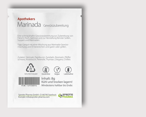 Marinada Gewürzmischung Beutel 8g