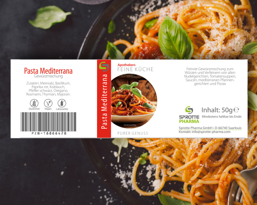 Pasta Mediterrana Glas 50g