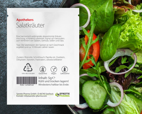 Salatkräuter Kräutermischung Beutel 5g