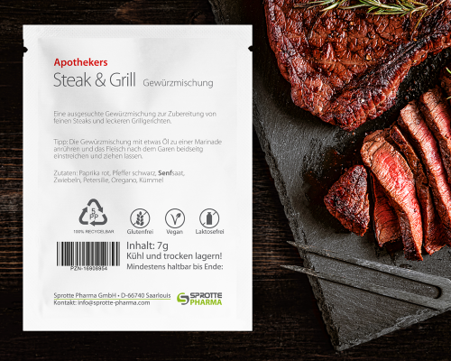 Steak & Grill Gewürzmischung Beutel 7g
