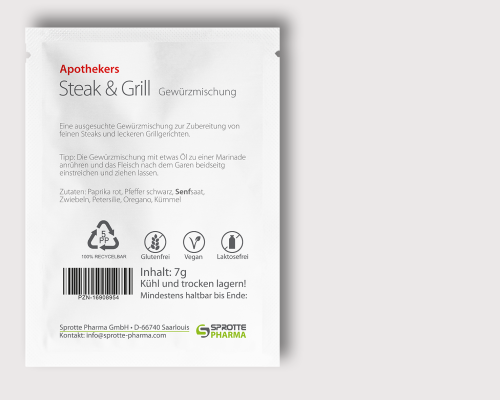 Steak & Grill Gewürzmischung Beutel 7g