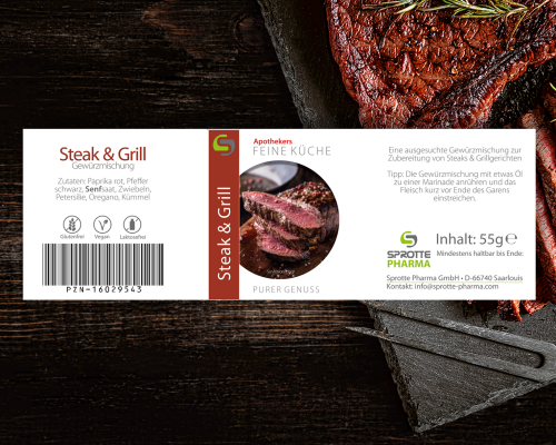 Steak & Grill Gewürzmischung Glas 55g