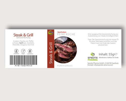 Steak & Grill Gewürzmischung Glas 55g