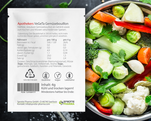 VeGeTa Gemüsebouillon Beutel 4g