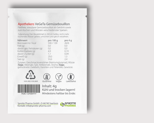 VeGeTa Gemüsebouillon Beutel 4g