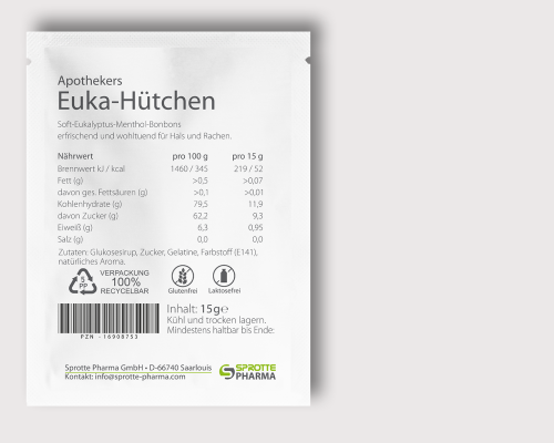 Euka-Hütchen 15g