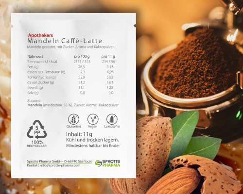 Mandeln Caffè Latte 11g