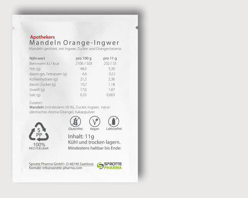Mandeln Orange Ingwer 11g