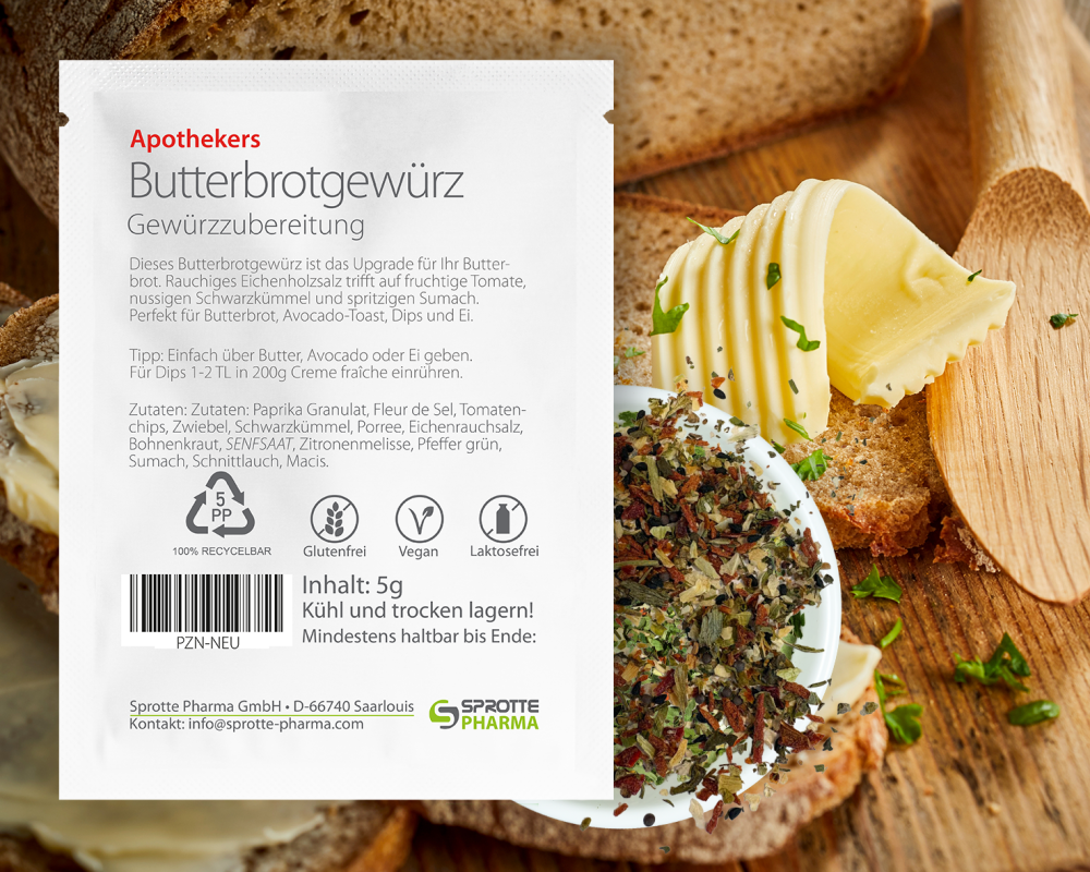 Butterbrotgewürz Beutel 5g