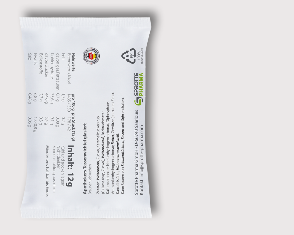 Tassenwichtel glasiert 12g