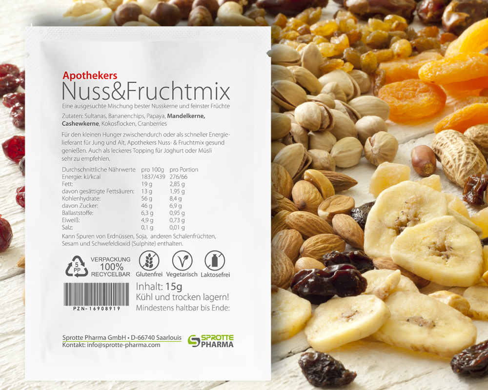 Nuß & Fruchtmix 15g