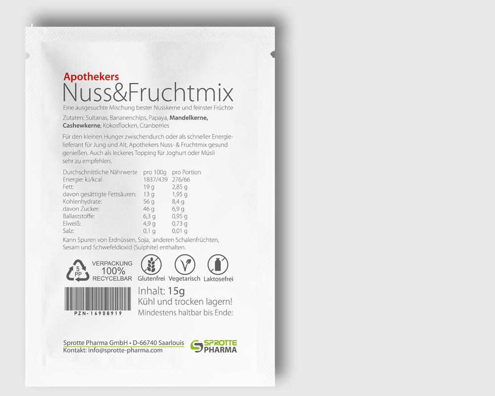 Nuß & Fruchtmix 15g